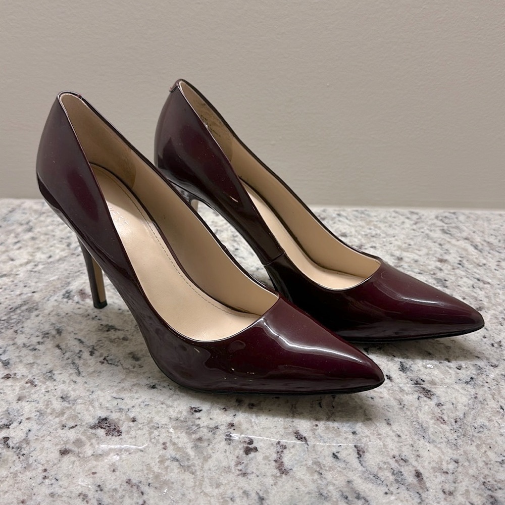 Nine West Burgundy Heels
